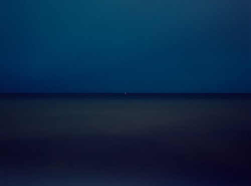 夜景大海风光摄影图片