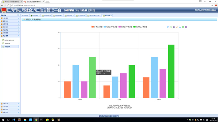 正风社区矫正工作信息管理平台-云和java培训班学员作品